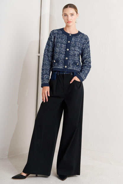 Boutique Glance Sweater Knit Cardigan