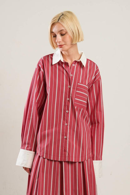 Behind the Grin Woven Top