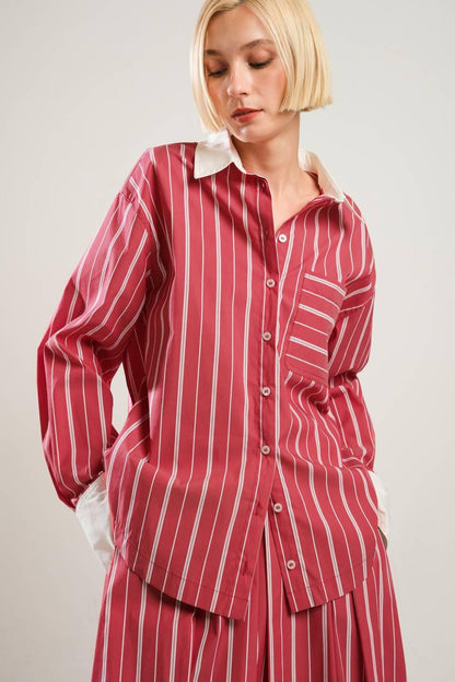 Behind the Grin Woven Top
