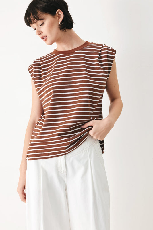 Everyday Cool Strip Knit Top