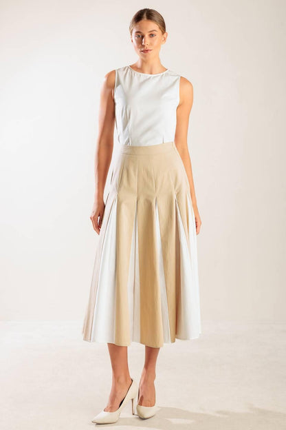 First Date White Woven Top