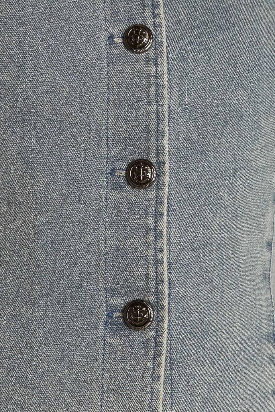 Daisy Date Denim Vest
