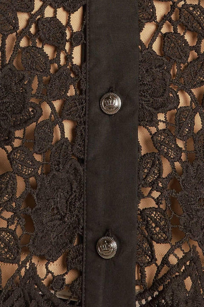 Dream of the Fleet Woven Lace Top