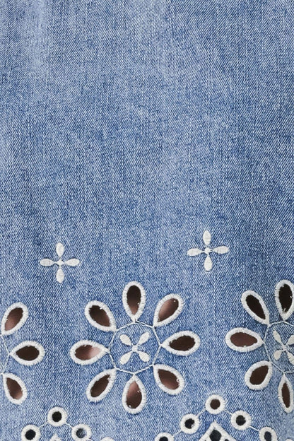 Floral Love Denim Top