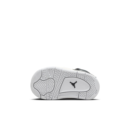 Air Jordan Toddlers Retro 4 'Platinum Gold Td' Sneakers