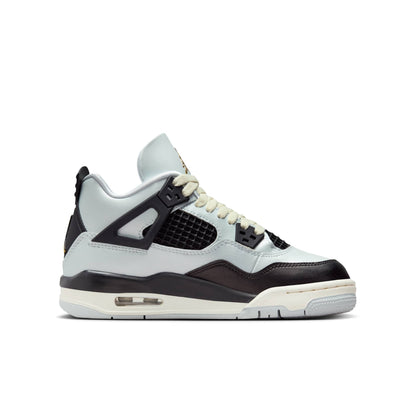Air Jordan Grade School Retro 4 'Platinum Gold' Sneakers