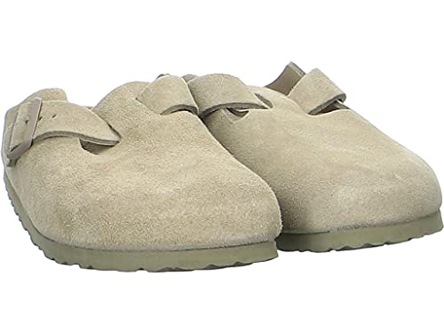 Birkenstock Boston Soft Footbed Suede Leather Clogs