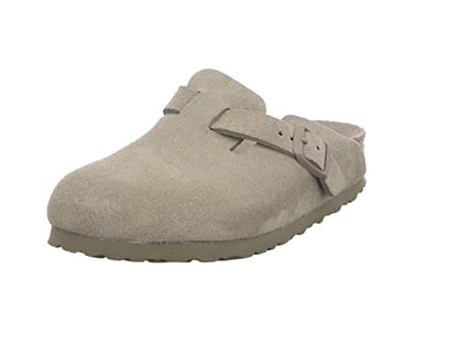 Birkenstock Boston Soft Footbed Suede Leather Clogs