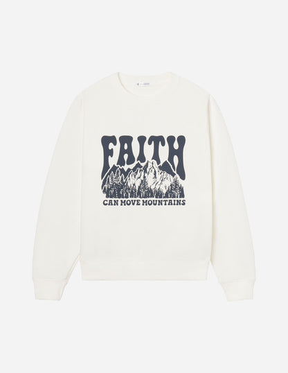 Elevated Faith Faith Can Move Mountains Unisex Crewneck