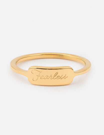 Elevated Faith Fearless Ring