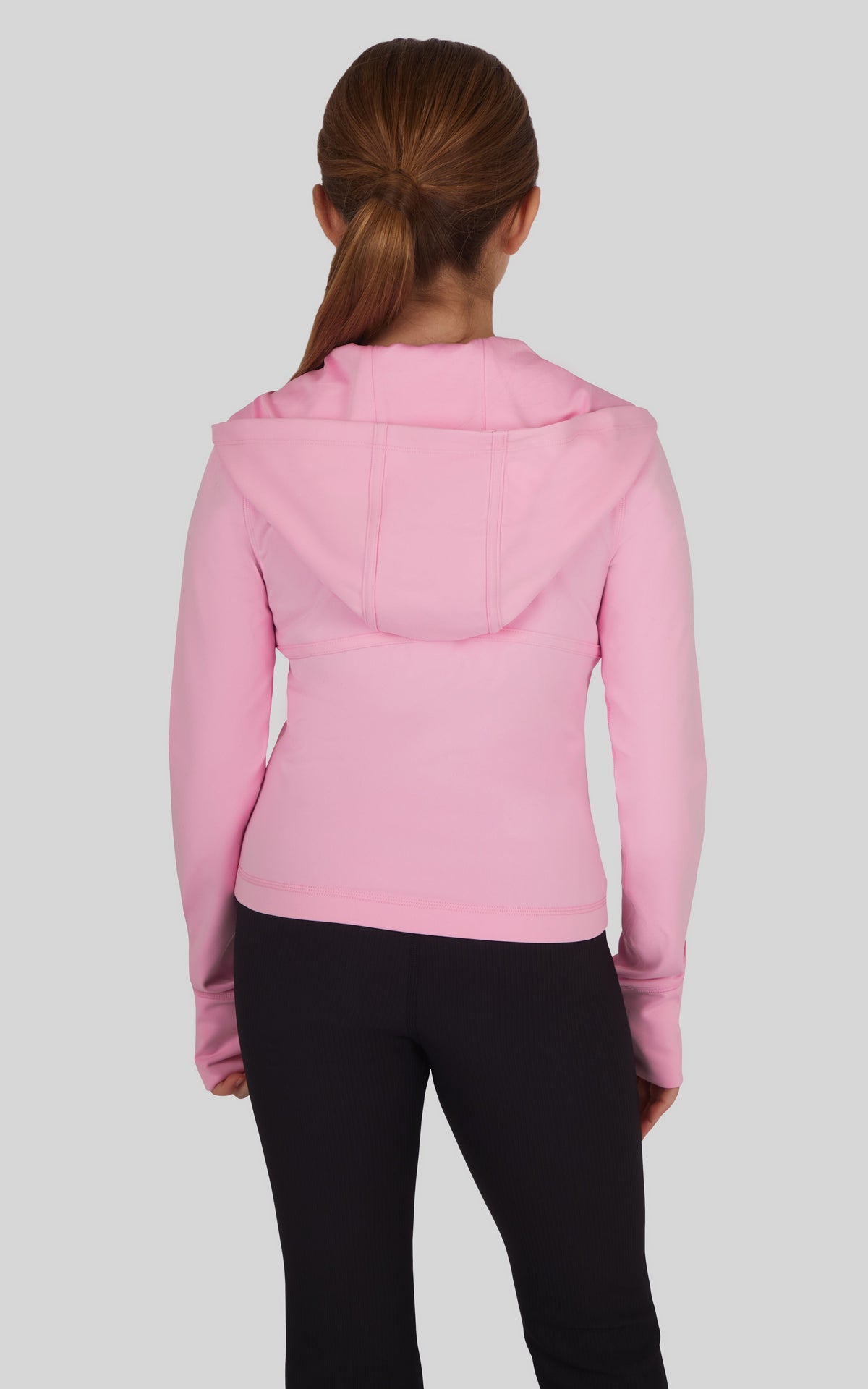 90 Degree by Reflex Girls Lux Full Zip Hooded Jacket