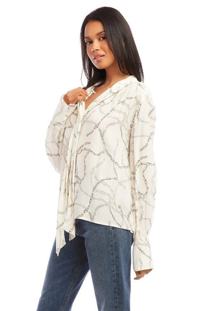 Brenda Tie Neck Top