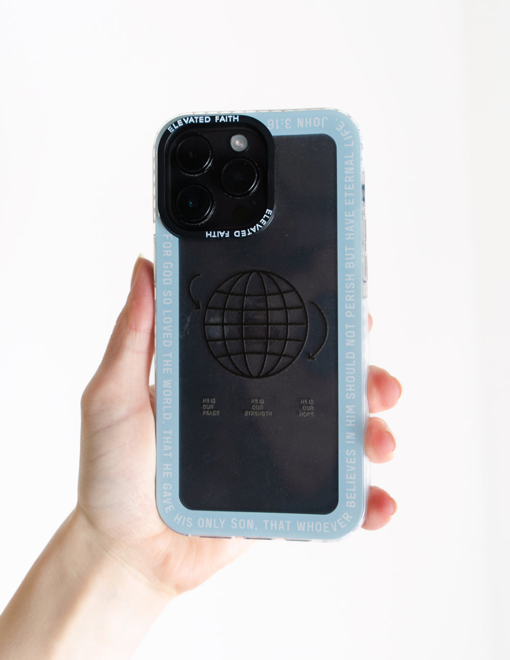 Elevated Faith For God So Loved the World Phone Case
