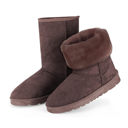 Fresh Fab Finds Women's Faux Suede Mid-Calf Boots