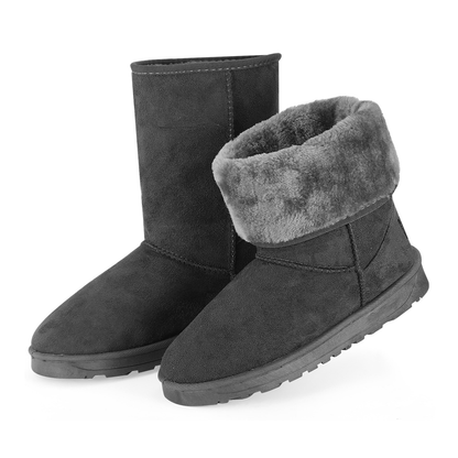 Fresh Fab Finds Women's Faux Suede Mid-Calf Boots