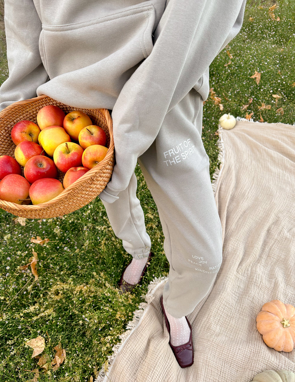 Elevated Faith Fruit of the Spirit Grey Unisex Sweatpant
