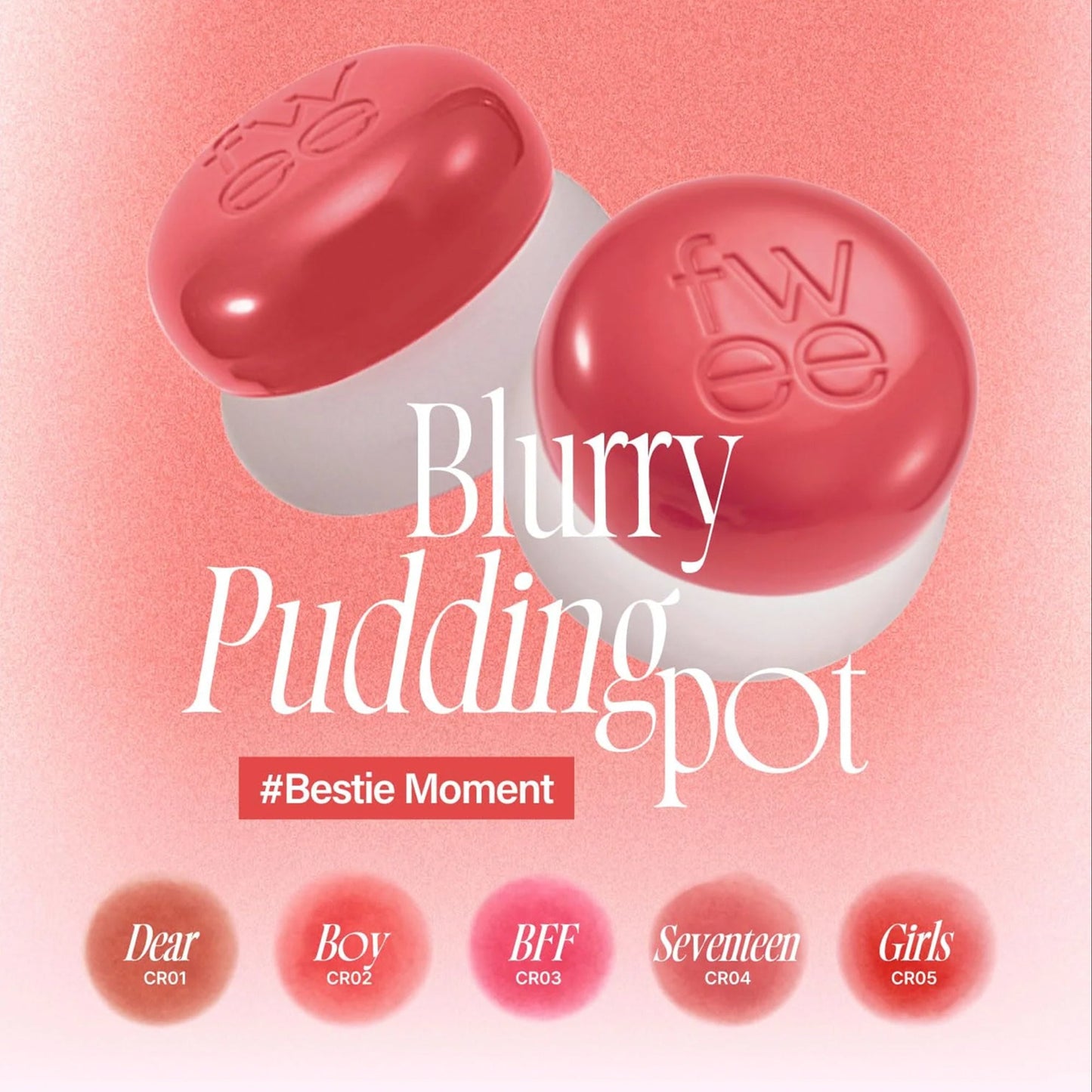 Lip & Cheek Blurry Pudding Pot - 28 shades (5g)