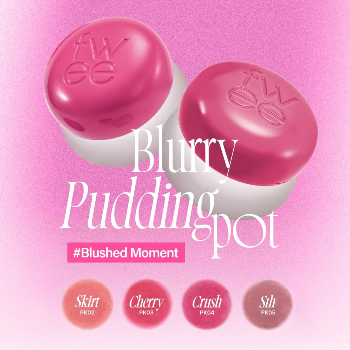 Lip & Cheek Blurry Pudding Pot - 28 shades (5g)