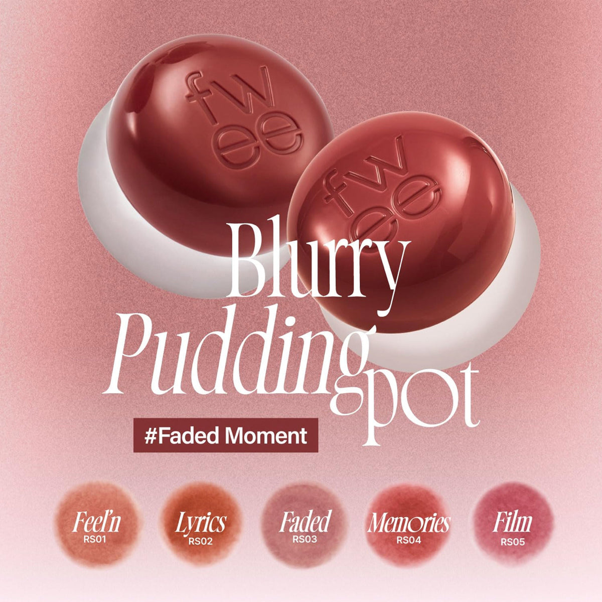 Lip & Cheek Blurry Pudding Pot - 28 shades (5g)