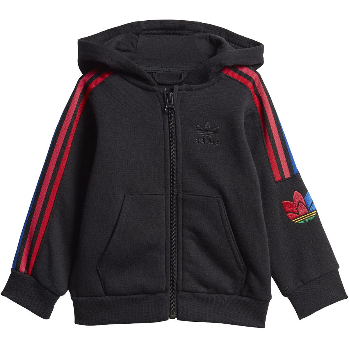 adidas Toddler 3D Trefoil Fullzip Hoodie Set Sweaters