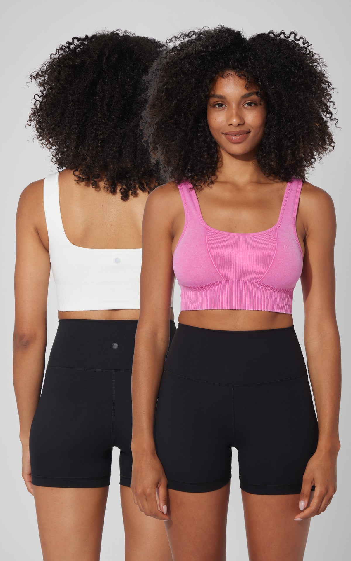 90 Degree by Reflex 2 PK Stonewash Seamless Bra Tank