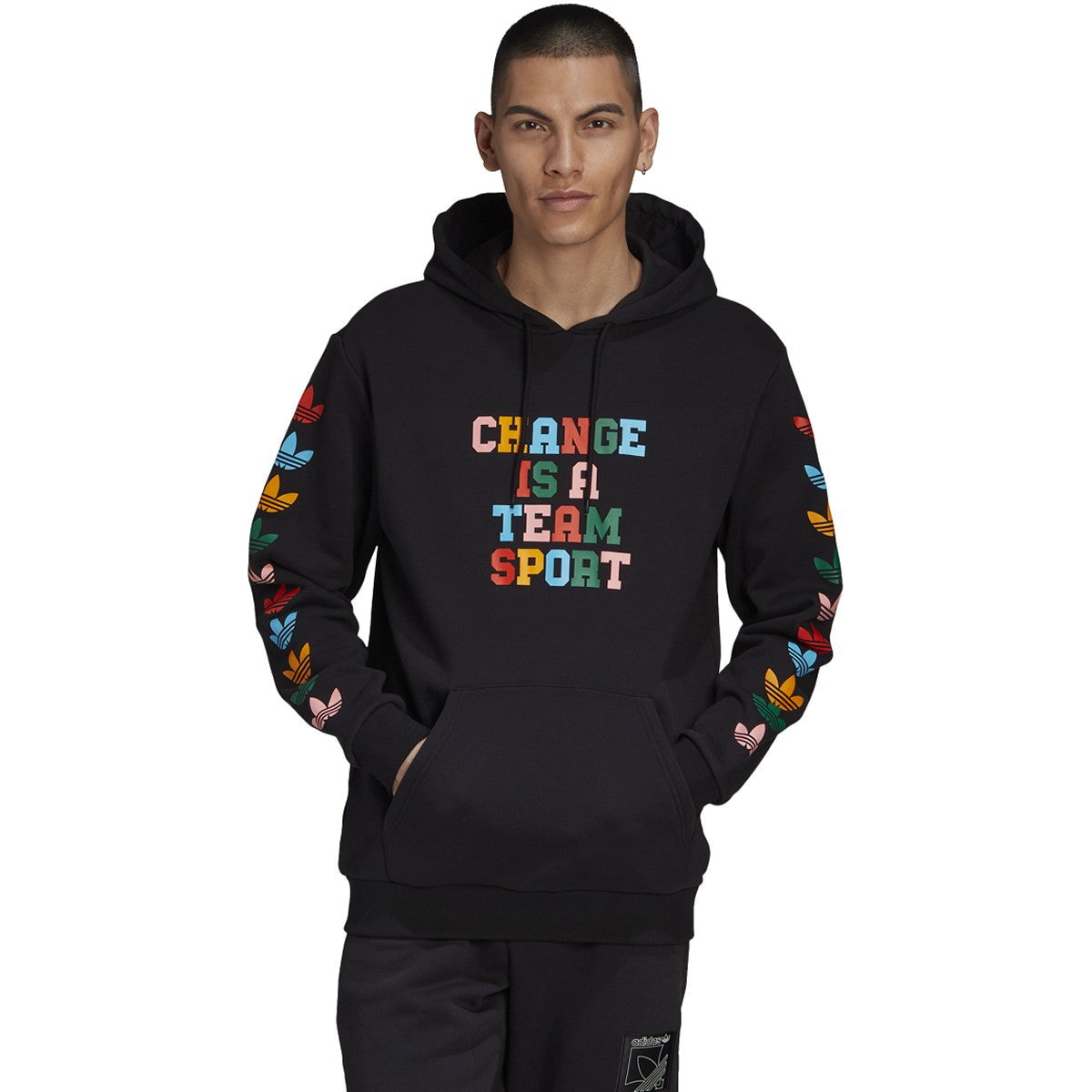 adidas Men's Change Is A Team Sport Hoodie Sweaters