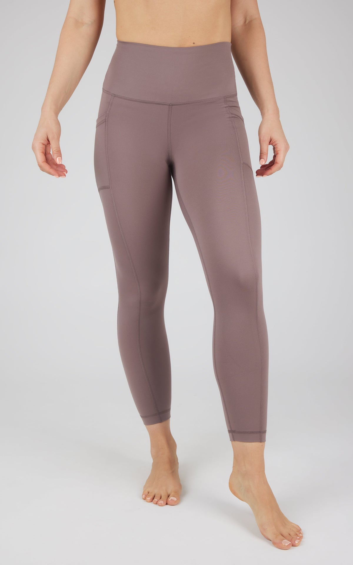 90 Degree by Reflex Lux Elastic Free High Waist Side Pocket 7/8 Ankle