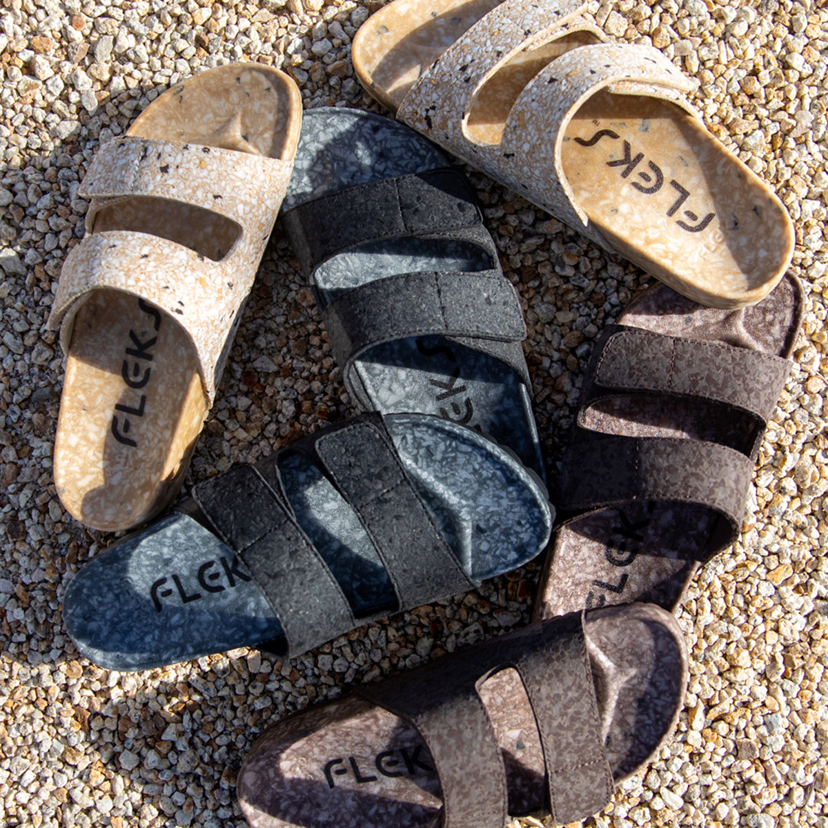Fleks Unisex Riviera Sandal Fleks On Fleks - Nightfall