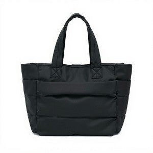 Anna-Kaci Women's Quilted Puffer Tote Bag with Soft Padded Panels and Spacious Interior Storage for Everyday Essentials