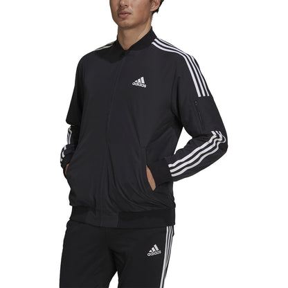 adidas Men's Essentials Woven 3-Stripes Jacket
