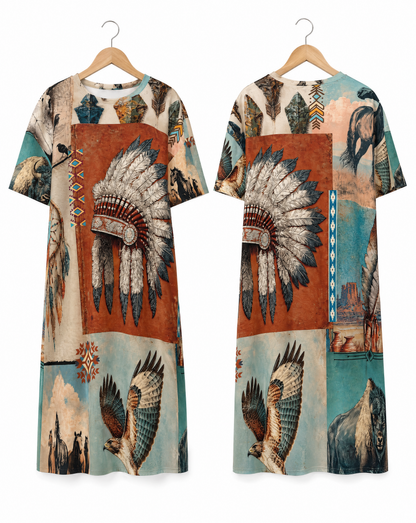 Baha Ranch Bohemian Dreams T Shirt Dress or Sleep Shirt