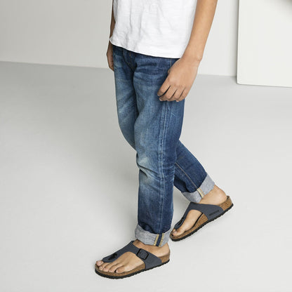 Birkenstock Gizeh Kids Birko-Flor Nubuck Navy