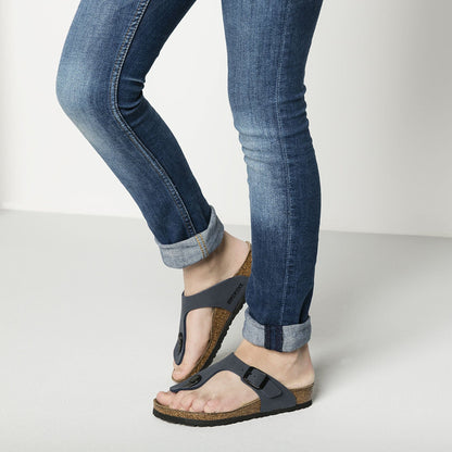 Birkenstock Gizeh Kids Birko-Flor Nubuck Navy