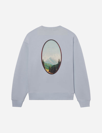 Elevated Faith God Is Here Unisex Crewneck