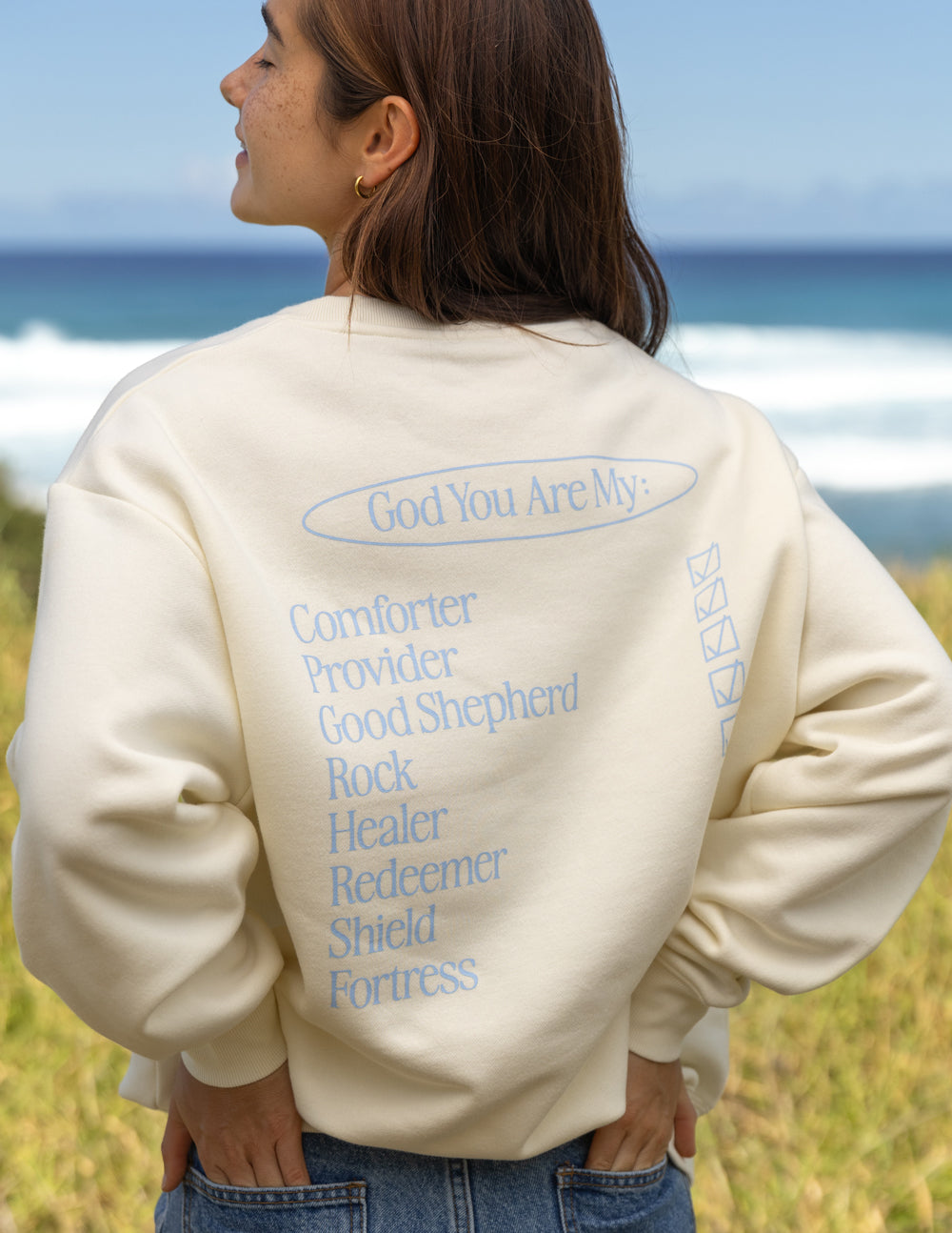 Elevated Faith God Is My Everything Unisex Crewneck