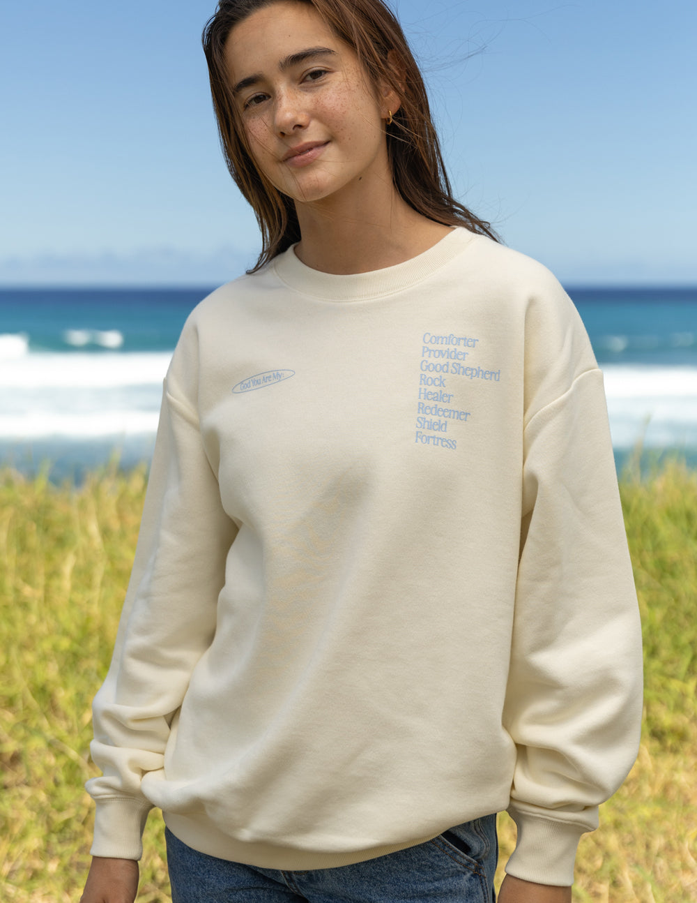 Elevated Faith God Is My Everything Unisex Crewneck