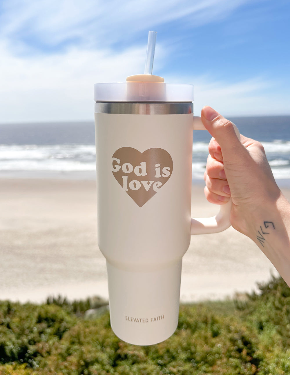 Elevated Faith God is Love 40 oz Tumbler
