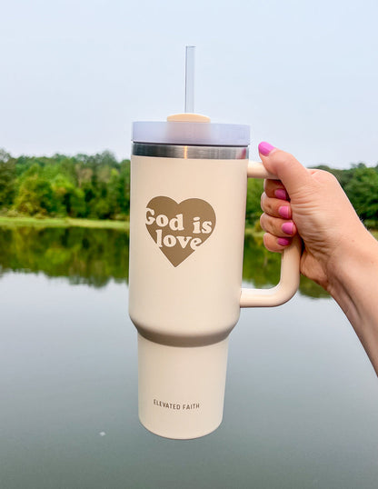Elevated Faith God is Love 40 oz Tumbler