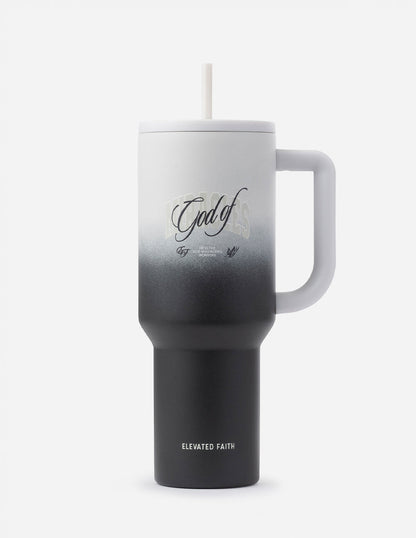 Elevated Faith God of Miracles 40 oz Ascend Tumbler