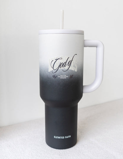 Elevated Faith God of Miracles 40 oz Ascend Tumbler