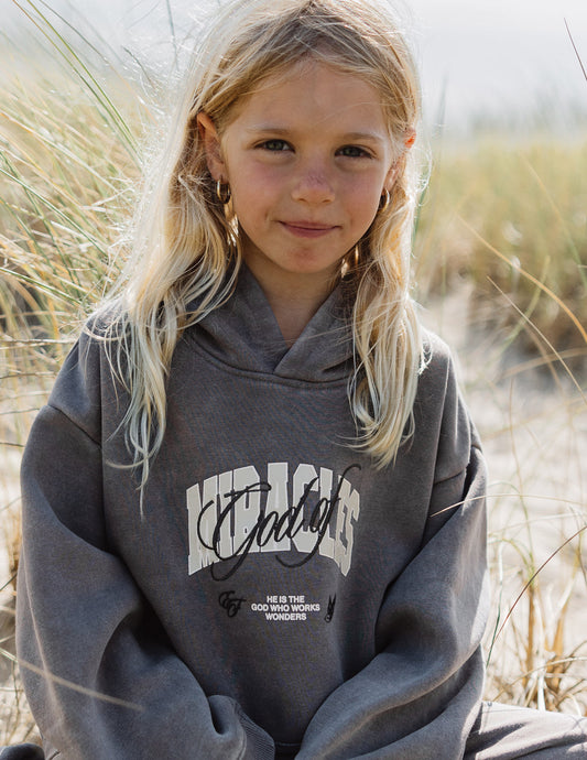 Elevated Faith God of Miracles Kids Hoodie
