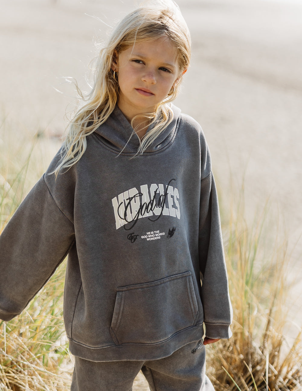 Elevated Faith God of Miracles Kids Hoodie
