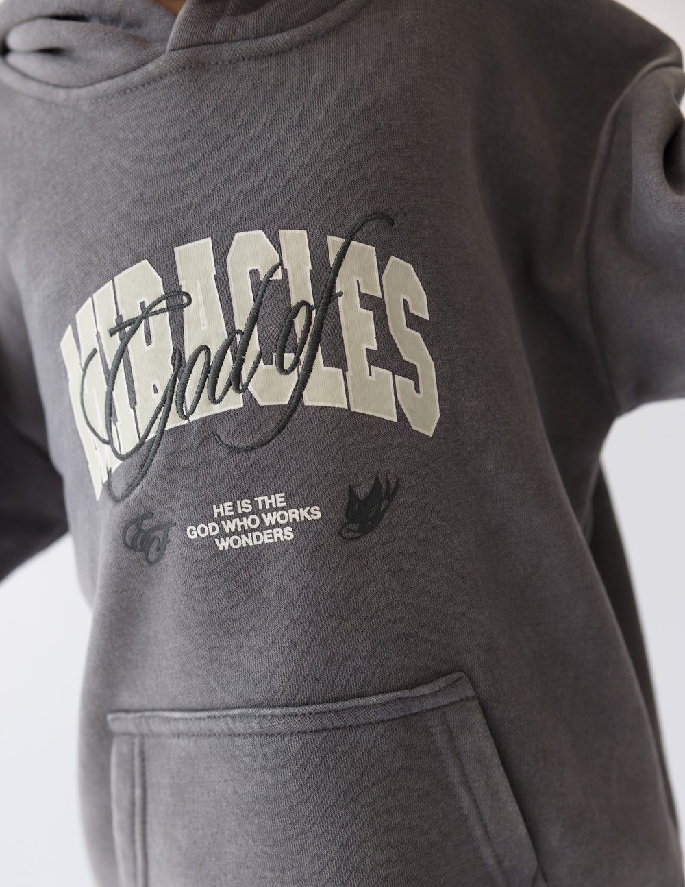 Elevated Faith God of Miracles Kids Hoodie