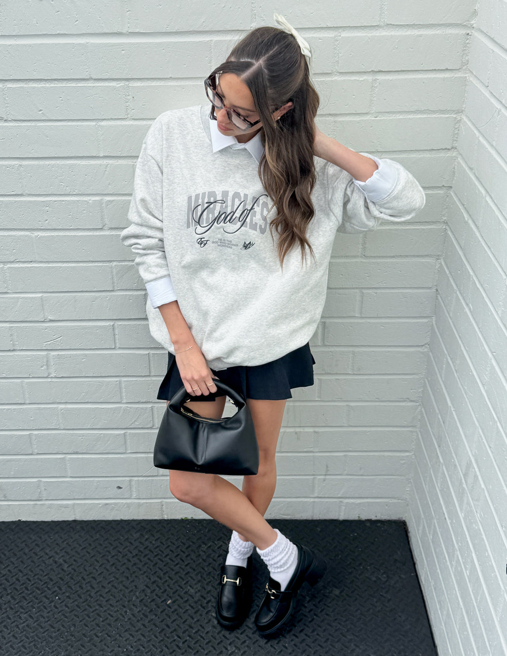 Elevated Faith God of Miracles Unisex Crewneck
