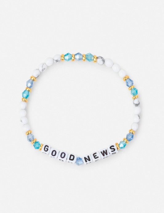 Elevated Faith Good News Letter Bracelet