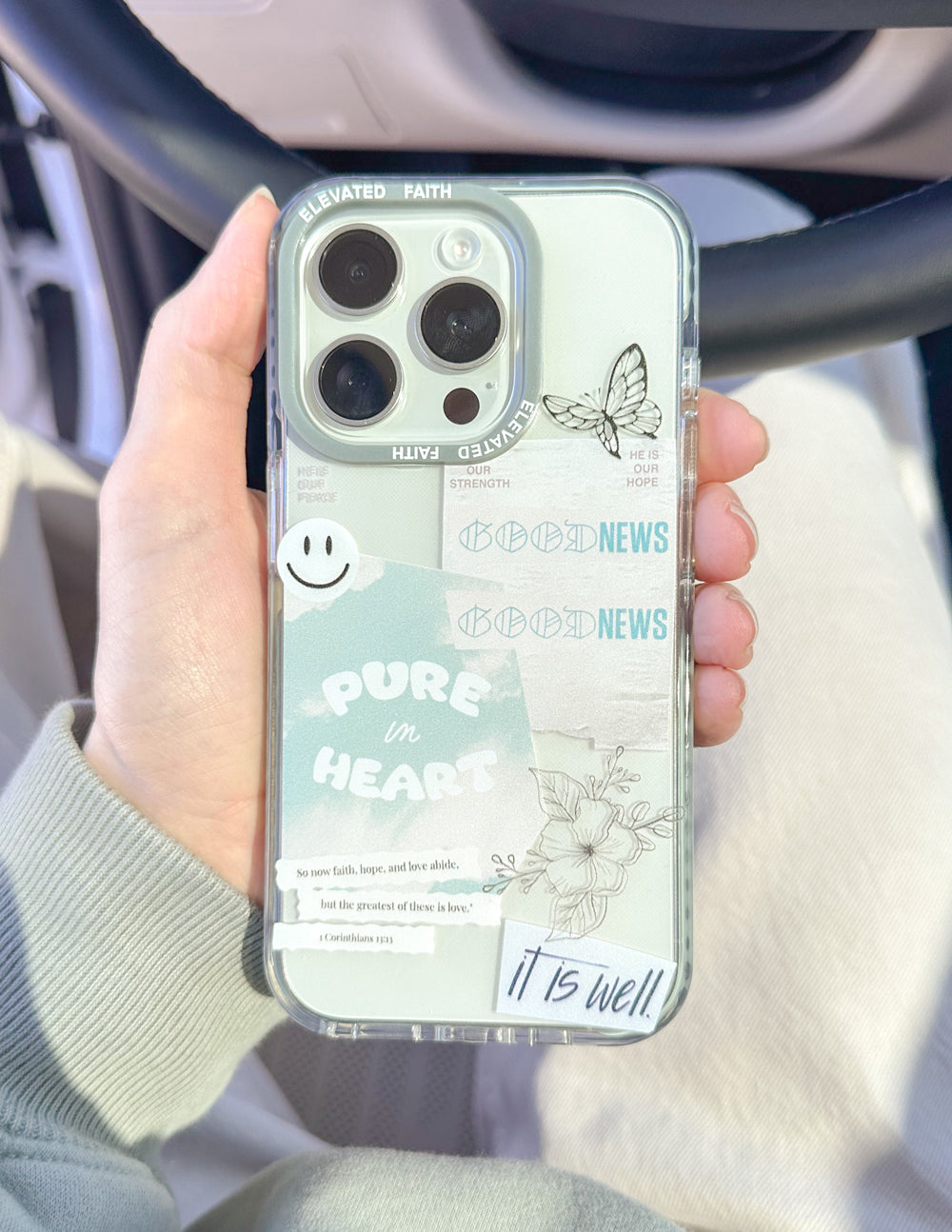 Elevated Faith Good News Phone Case