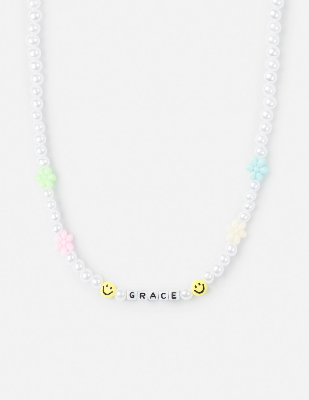 Elevated Faith Grace Letter Necklace