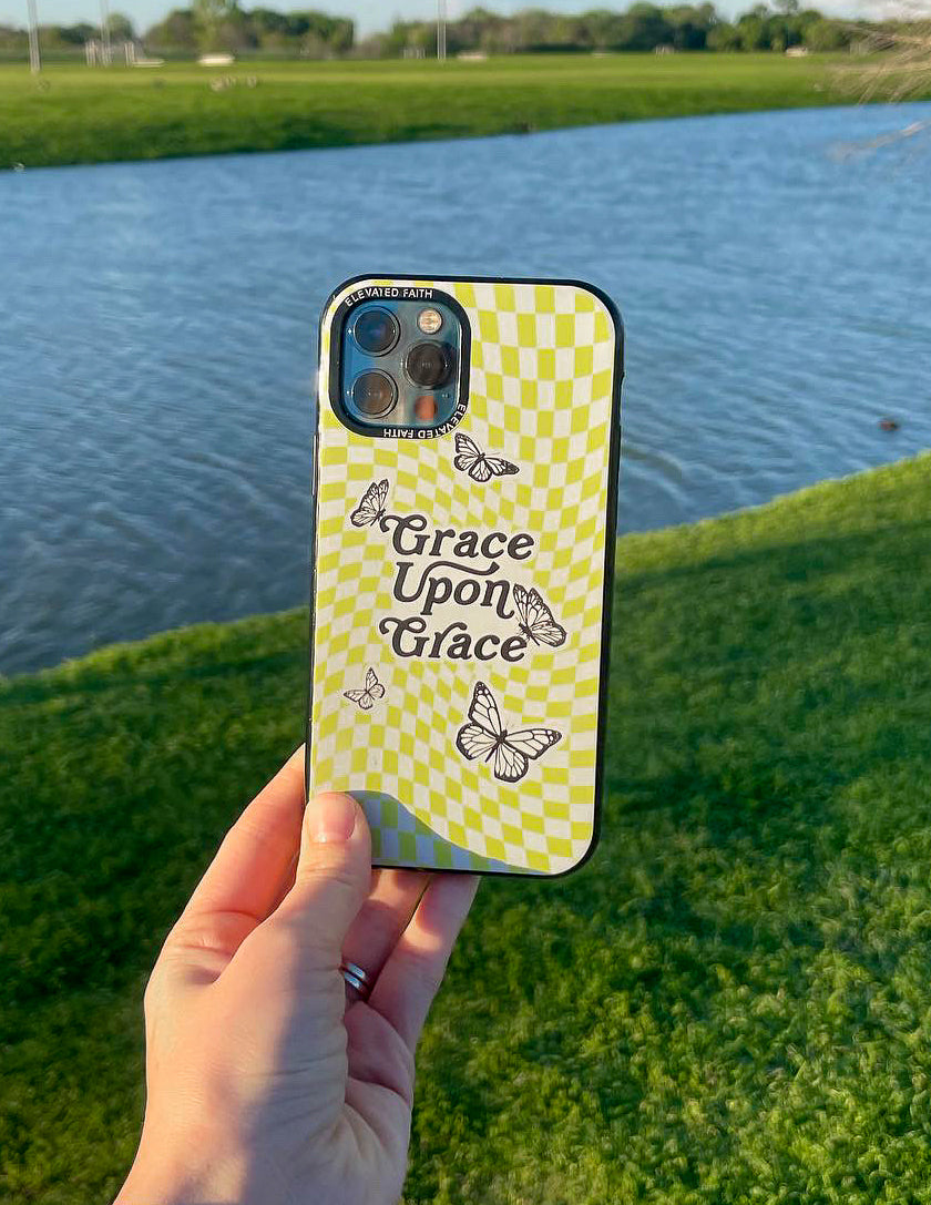 Elevated Faith Grace Upon Grace Phone Case