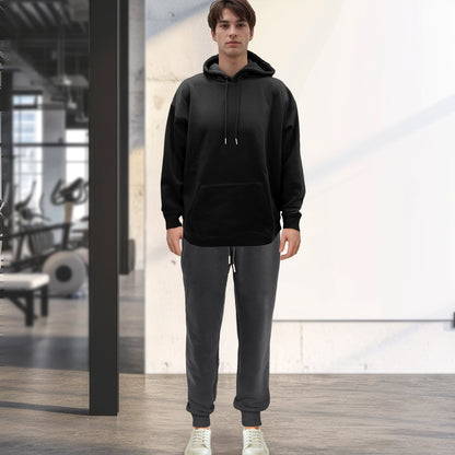 Elegant Comfort Cotton Active Men Tracksuit 2 Piece Set Athletic Jogging Sweatsuits