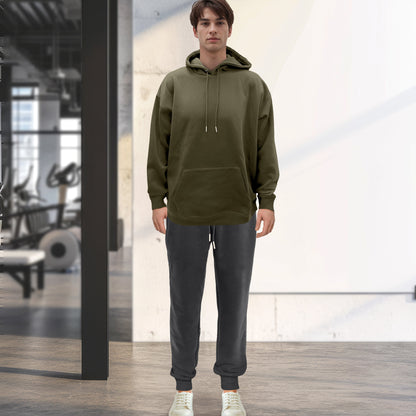 Elegant Comfort Cotton Active Men Tracksuit 2 Piece Set Athletic Jogging Sweatsuits